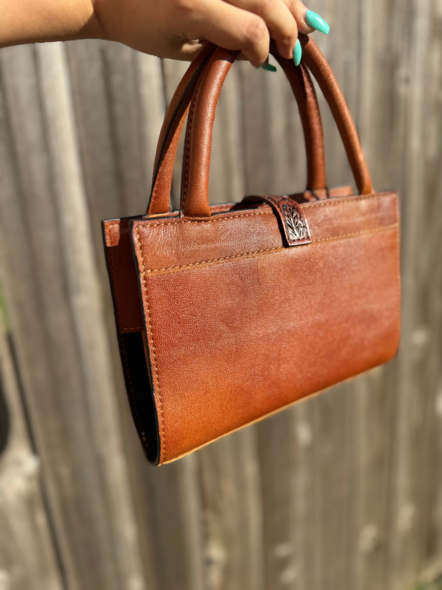 Bible Leather Book Cover with pocket