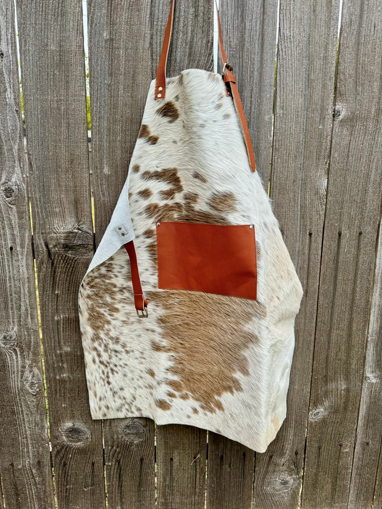 Georgia Cowhide Apron