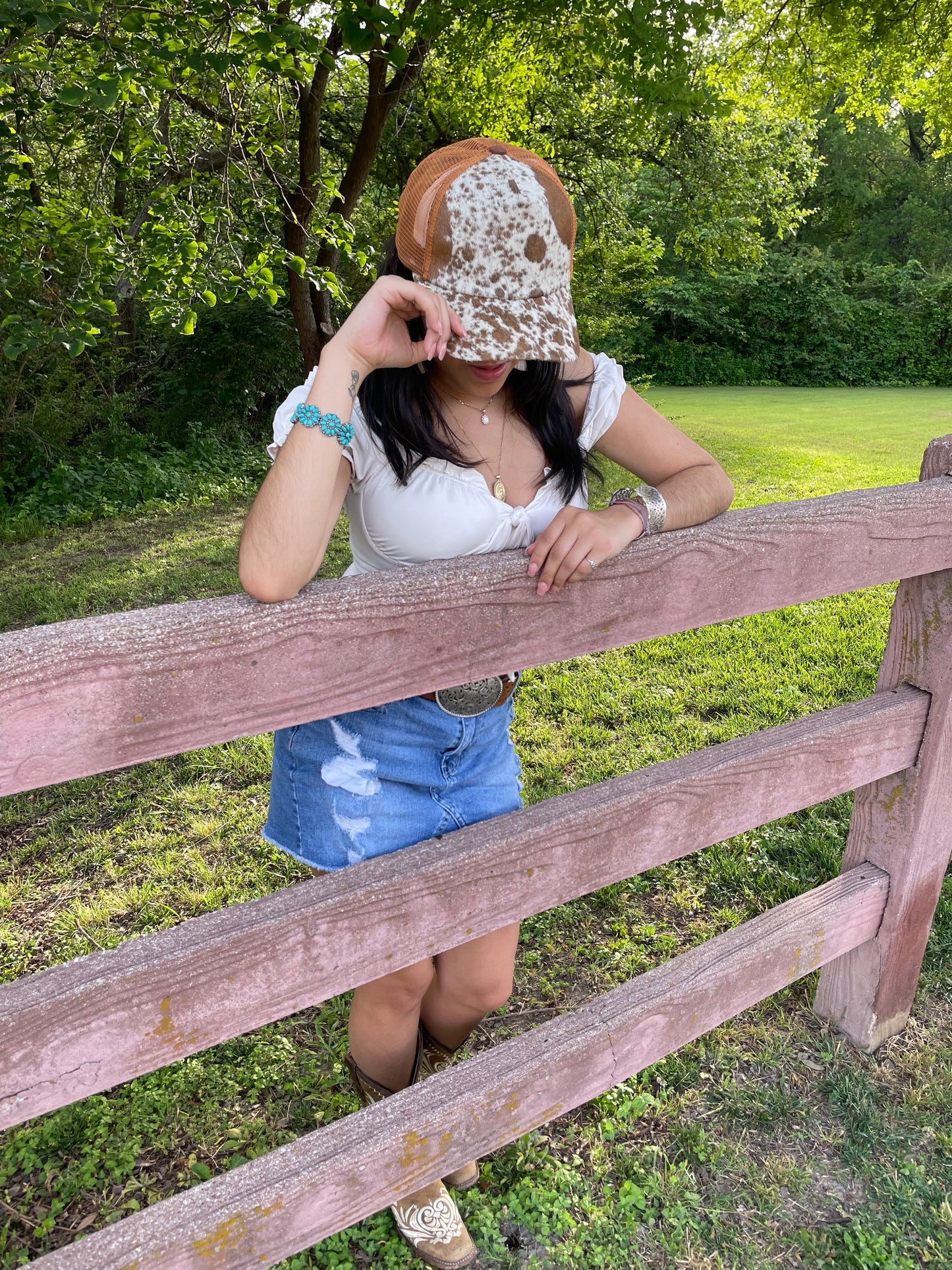 Cowhide Cap