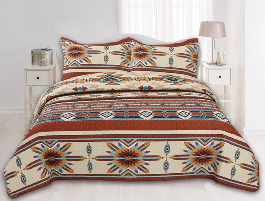 Southwest Deep Orange Quilt